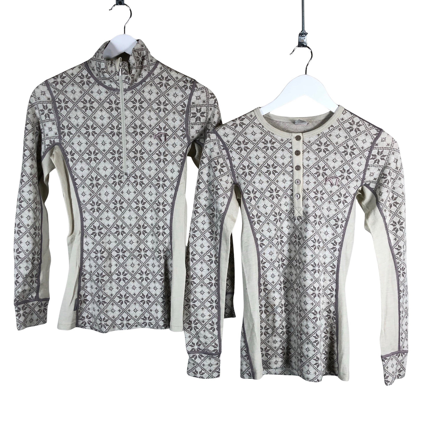 Naisten Kari Traa - Kerrastopaita, koko 36 - Beige (1)