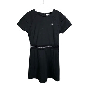 Tyttöjen Calvin Klein Jeans - Kangasmekko, koko 134 - 140 - Musta (1)