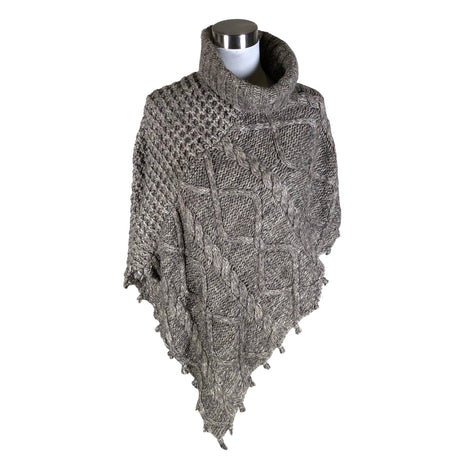 Naisten Soyaconcept - Poncho, koko 38 - Ruskea ()