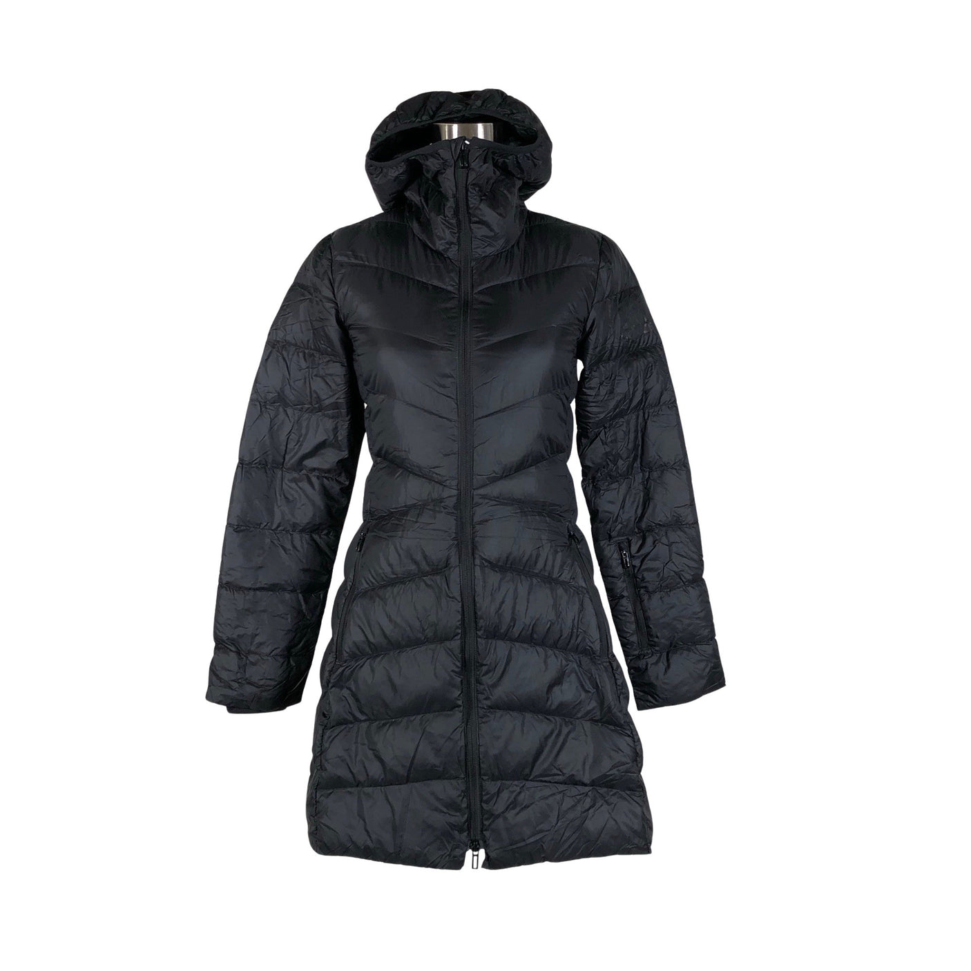 Naisten Adidas - Kevyttoppatakki, koko 34 - Musta (1)