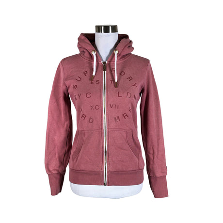 Naisten Superdry - Huppari, koko 34 - Vaaleanpunainen ()