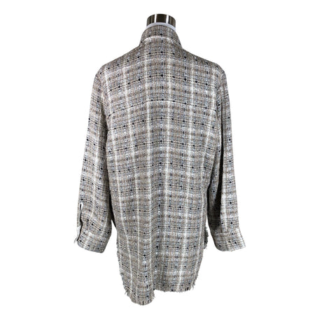 Naisten IRO - Flanellipaita, koko 36 - Beige (2)