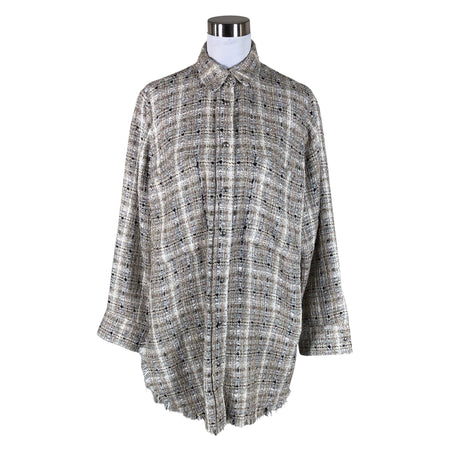 Naisten IRO - Flanellipaita, koko 36 - Beige ()