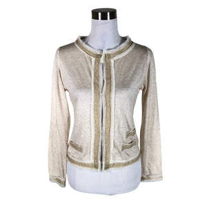 Naisten Adolfo Dominguez - Neuletakki, koko 36 - Beige (1)