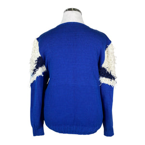 Naisten Handmade - Neulepaita, koko 42 - Sininen (2)