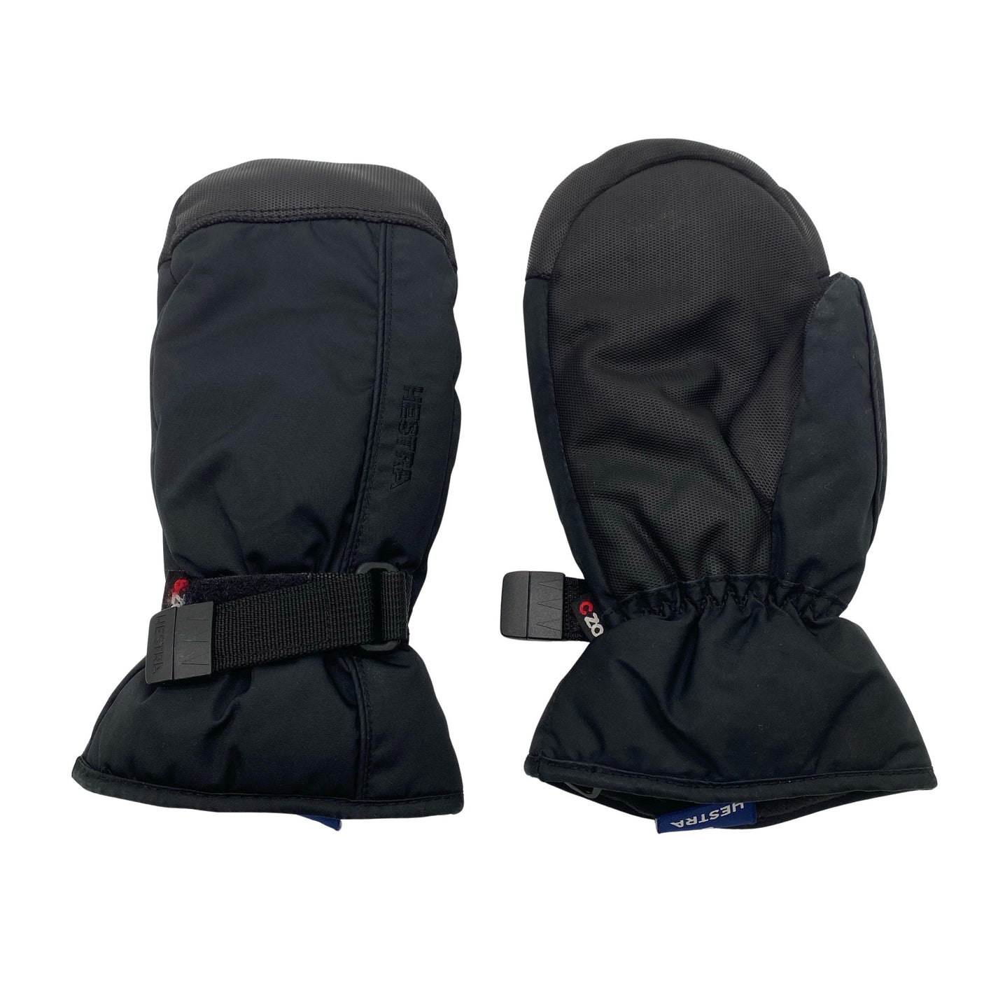 Unisex Hestra - Talvihanskat, koko 5 - 8 vuotta - Musta (1)