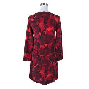 Naisten Marimekko - Sifonkimekko, koko 34 - Viininpunainen (2)