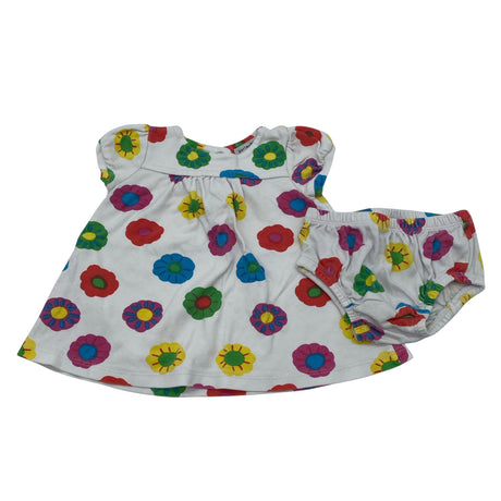 Tyttöjen Marimekko - Trikootunika, koko 62 - 68 - Valkoinen ()