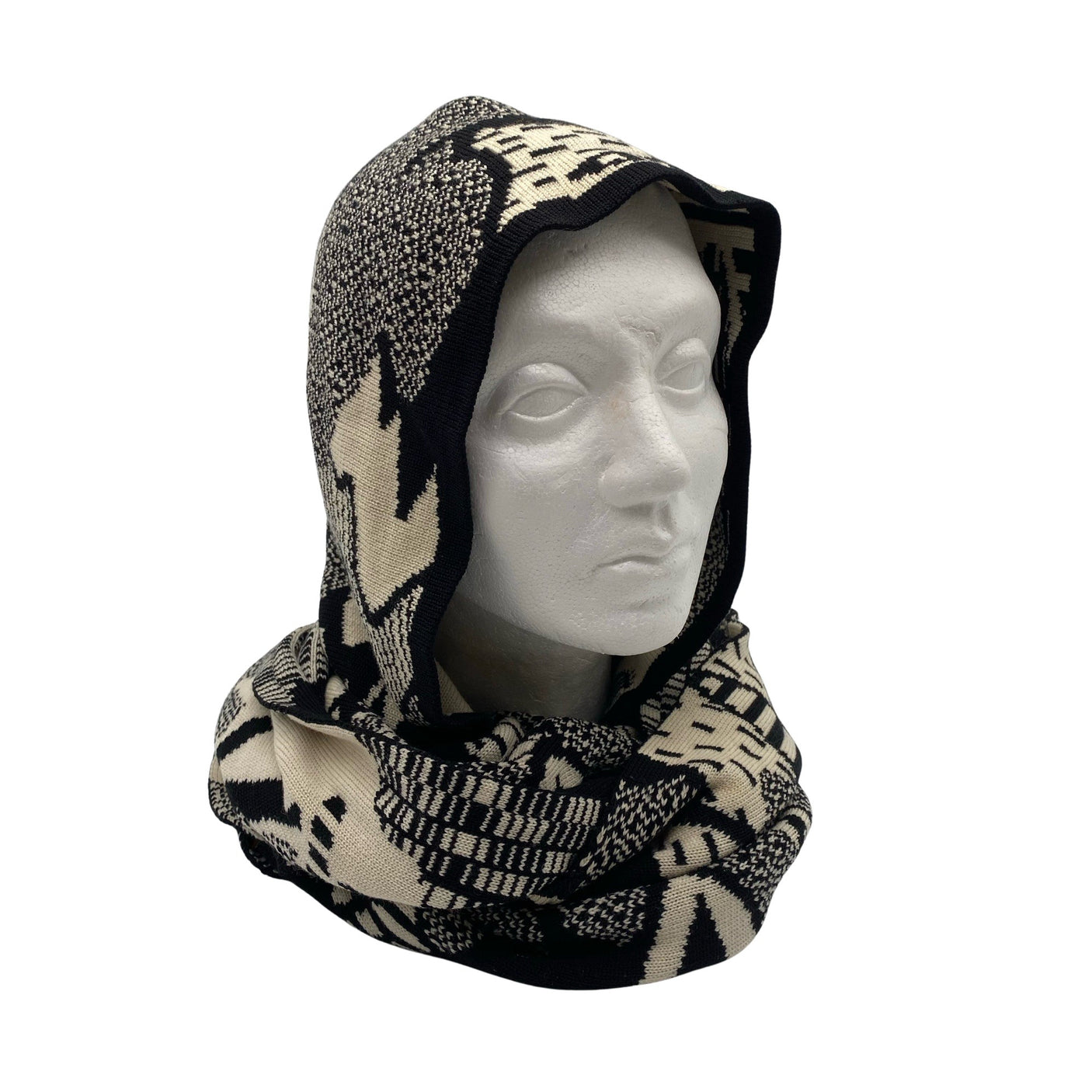 Naisten Uhana Design - Tuubihuivi, koko Maxi - Musta (1)