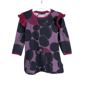 Tyttöjen Huigee - Trikoomekko, koko 98 - 104 - Violetti (1)