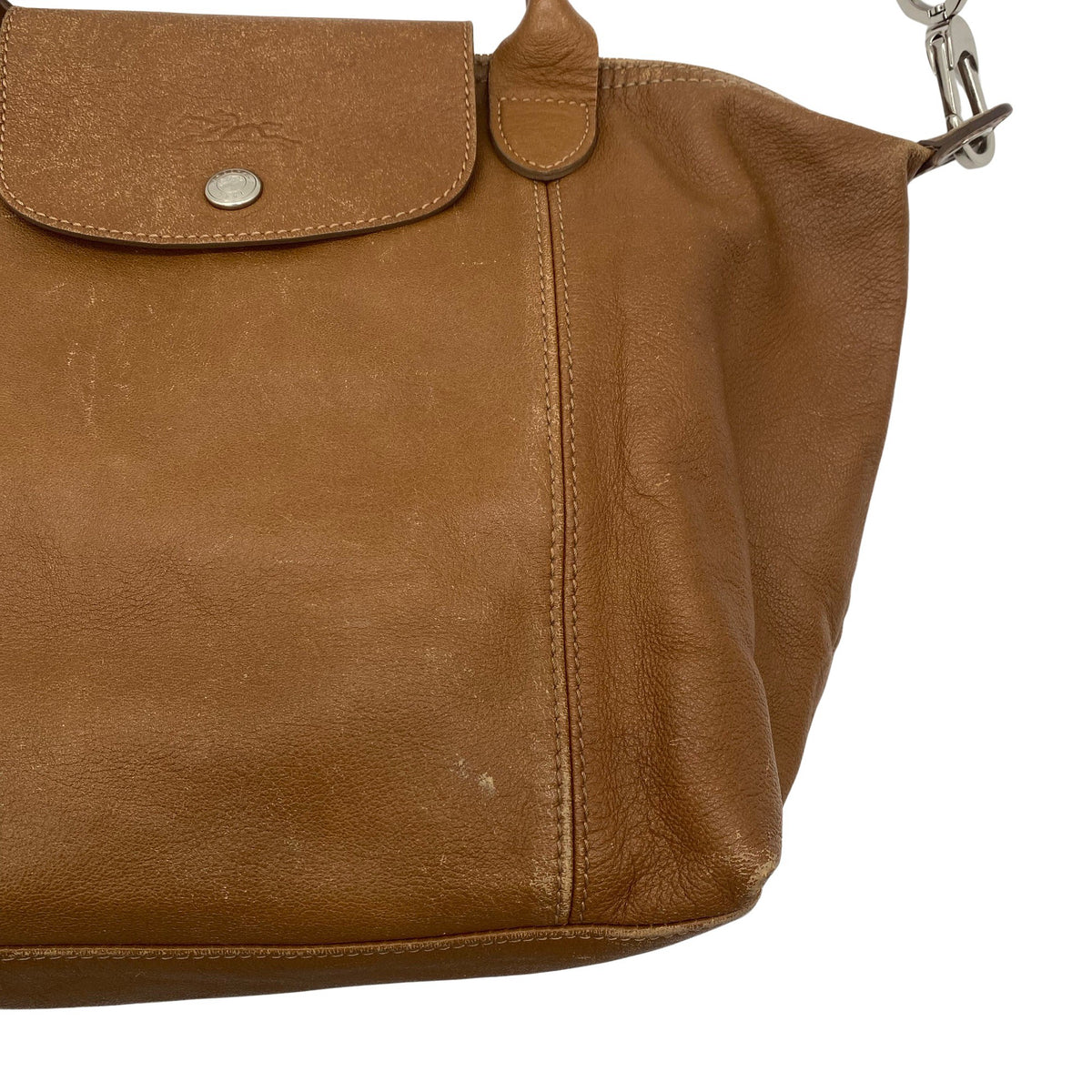 Naisten Longchamp - Käsilaukku, koko Midi - Ruskea (2)