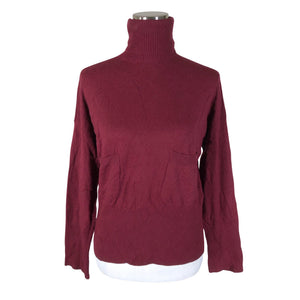 Naisten Massimo Dutti - Neulepaita, koko 34 - Viininpunainen (1)