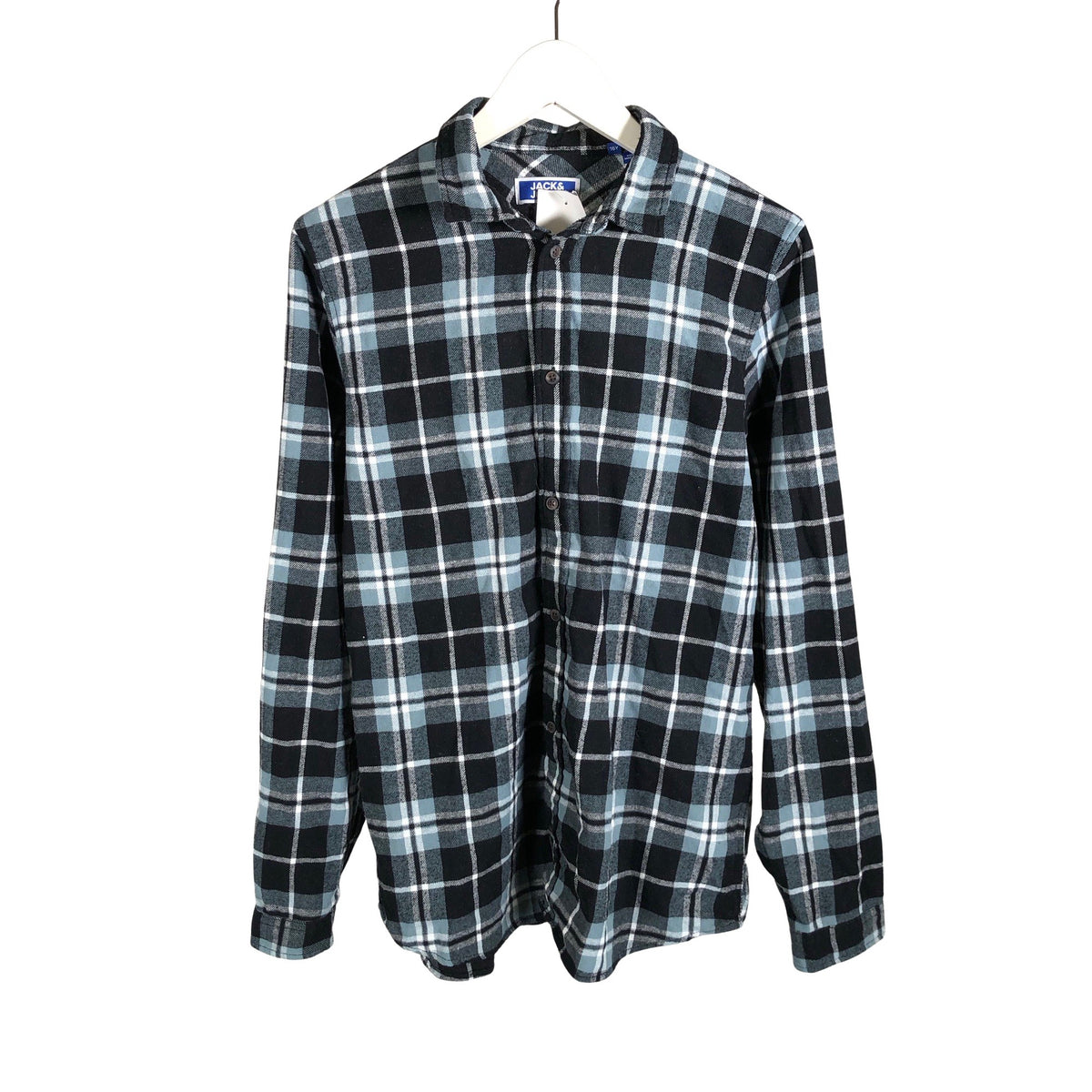 Poikien Jack & Jones - Flanellipaita, koko 170 - 176 - Harmaa (1)
