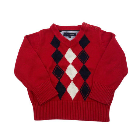 Unisex Tommy Hilfiger - Neulepaita, koko 68 - 74 - Punainen ()