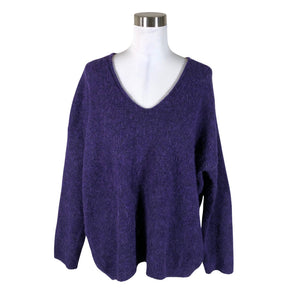 Naisten Lindex - Neuletakki, koko 38 - Violetti (1)