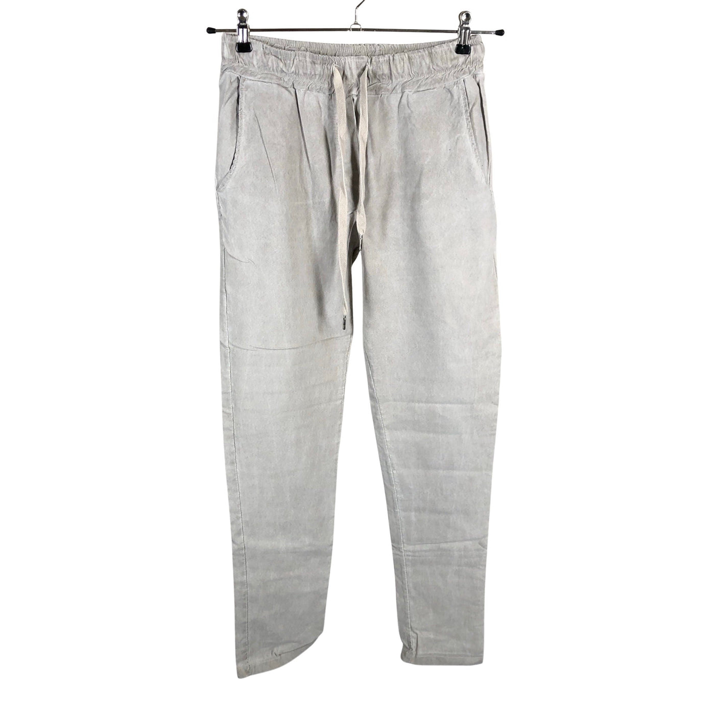Naisten New Collection - Kangashousut, koko 38 - Harmaa (1)