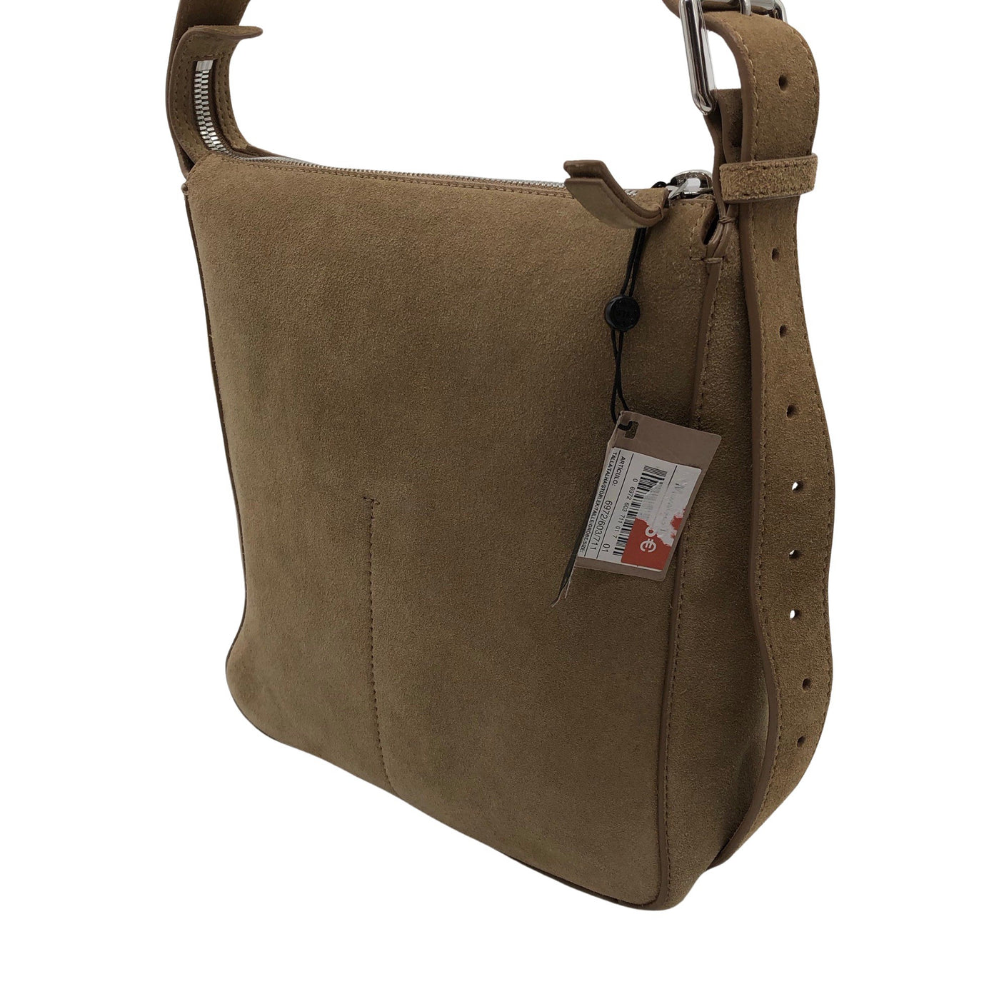 Naisten Massimo Dutti - Olkalaukku, koko Midi - Beige (2)