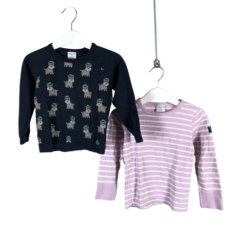 Unisex Polarn O. Pyret - Trikoopaita, koko 92 - 98 - Violetti ()