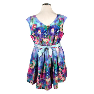Naisten Lady Vintage - Kangasmekko, koko 48 - Sininen (2)