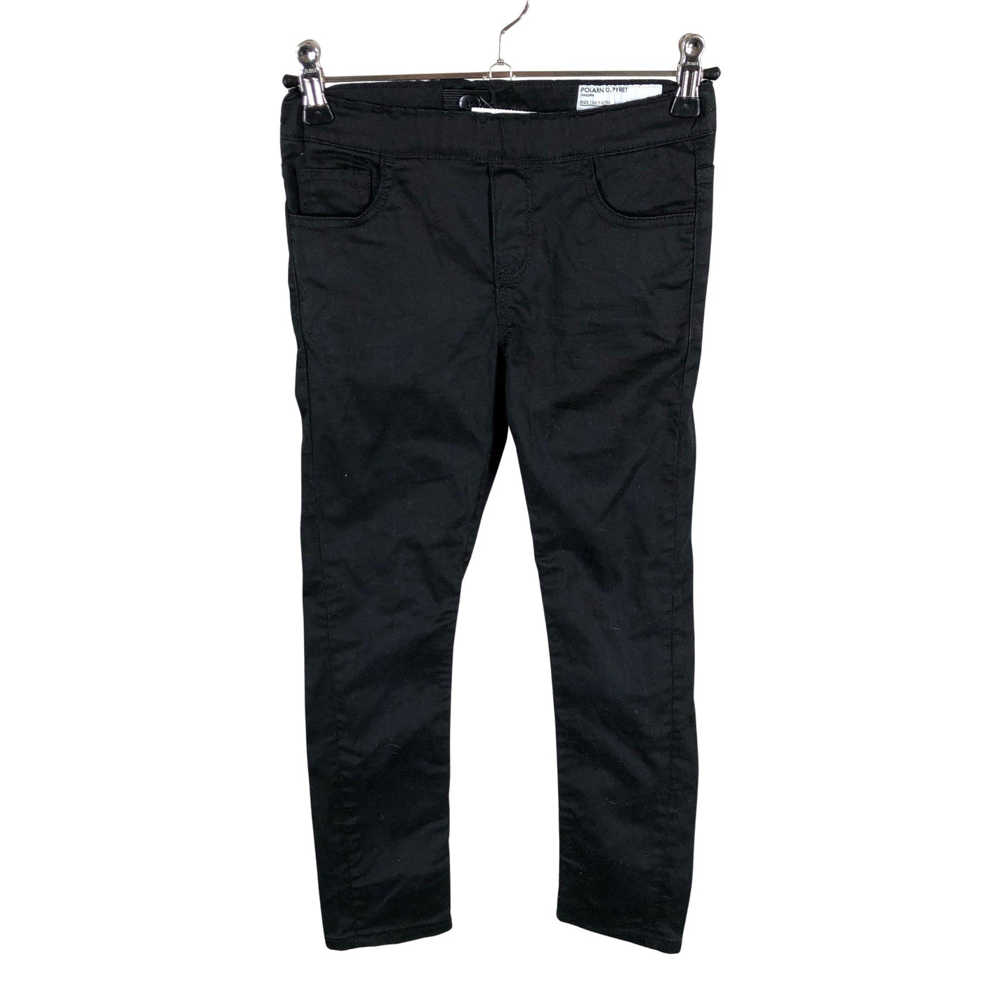 Unisex Polarn O. Pyret - Kangashousut, koko 122 - 128 - Musta (1)