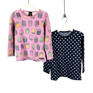 Unisex Villervalla - Trikoopaita, koko 110 - 116 - Vaaleanpunainen (1)