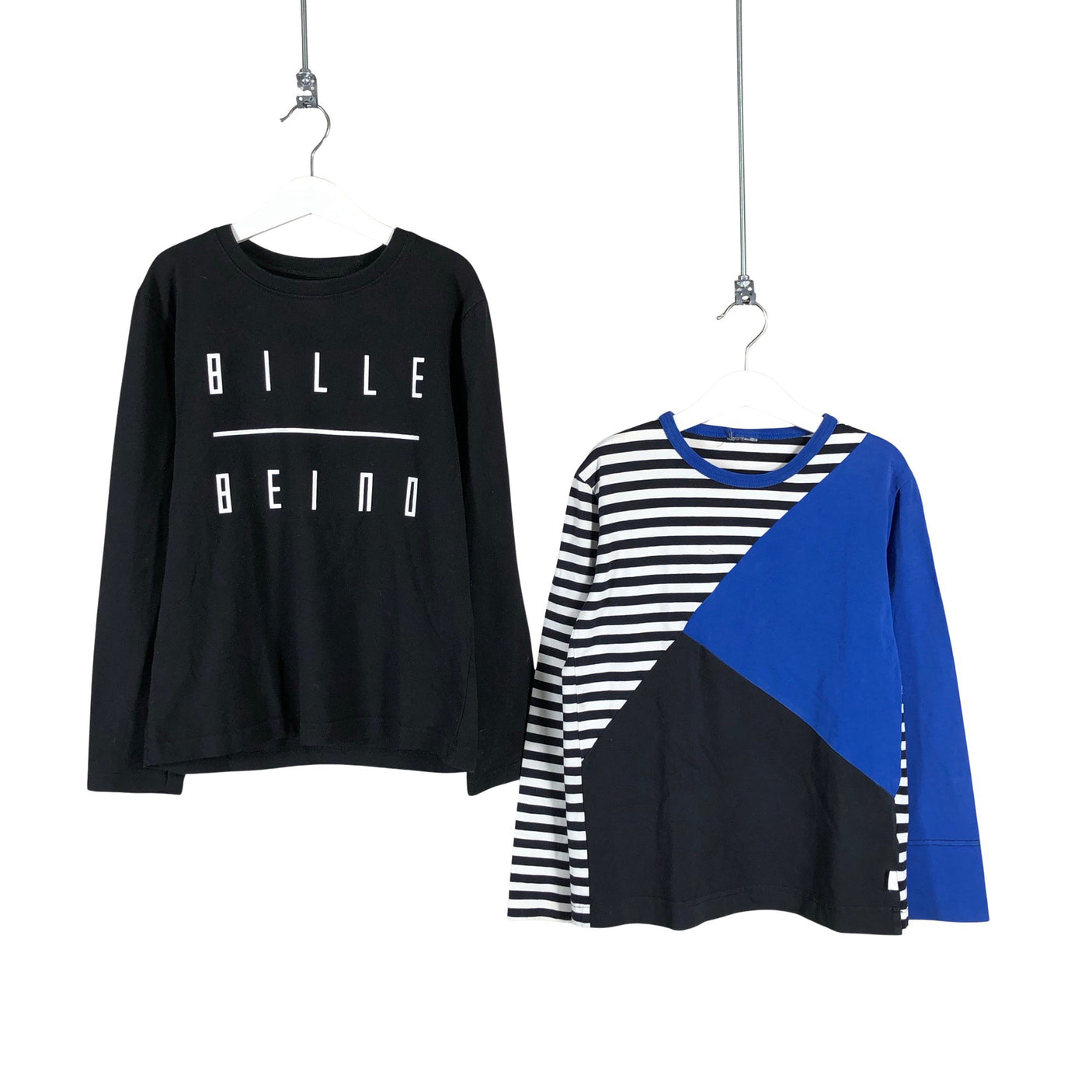 Unisex Billebeino - Trikoopaita, koko 134 - 140 - Musta (1)