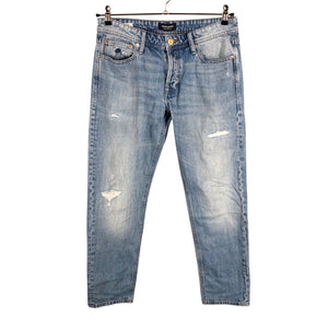 Miesten Jack & Jones - Farkut, koko W32 - Vaaleansininen (1)