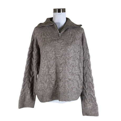 Naisten DeFacto - Neulepaita, koko 34 - Beige ()