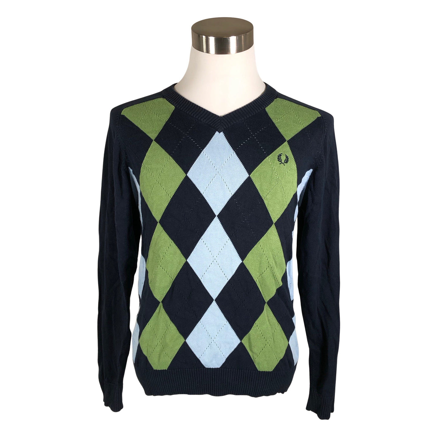 Miesten Fred Perry - Neulepaita, koko S - Sininen (1)