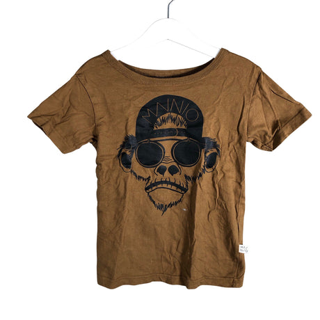 Unisex Mainio - T-paita, koko 110 - 116 - Ruskea ()