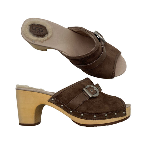 Naisten Ugg - Korolliset sandaalit, koko 38 - Ruskea ()