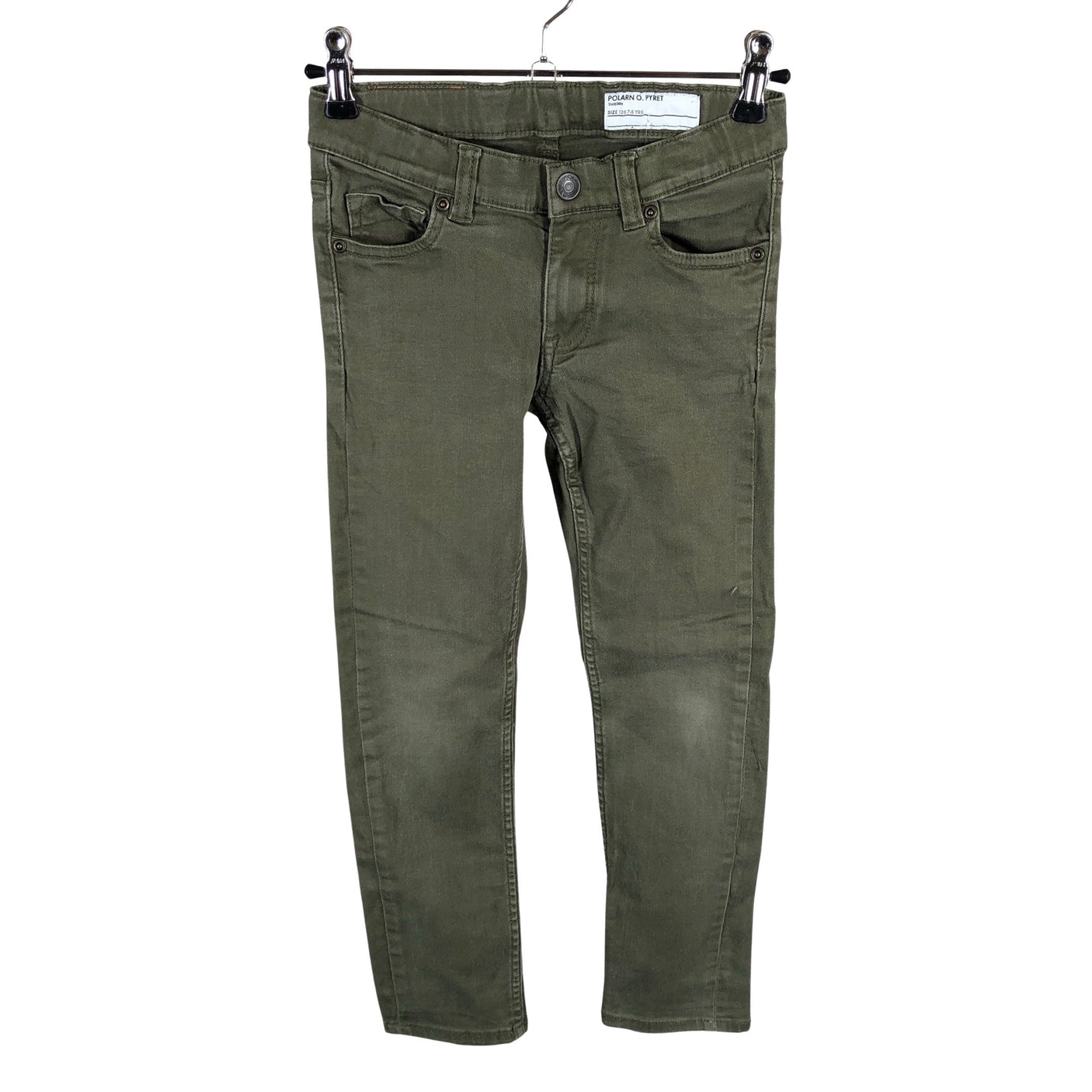 Unisex Polarn O. Pyret - Farkut, koko 122 - 128 - Vihreä (1)