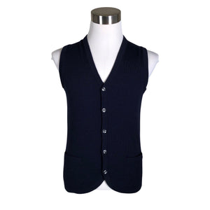 Miesten Charles Tyrwhitt - Neuleliivi, koko S - Sininen (1)
