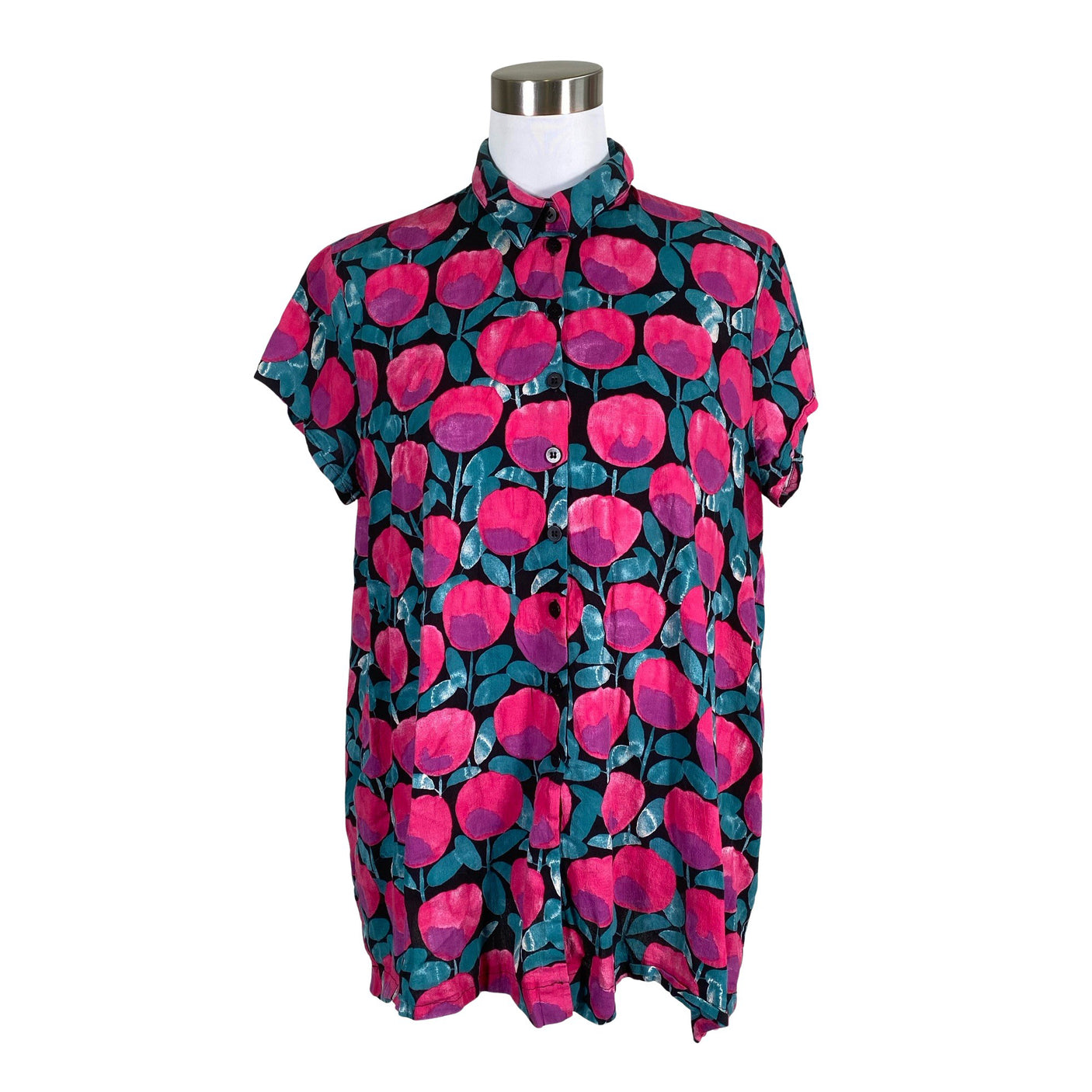 Naisten Marimekko - Sifonkitunika, koko 40 - Musta (1)