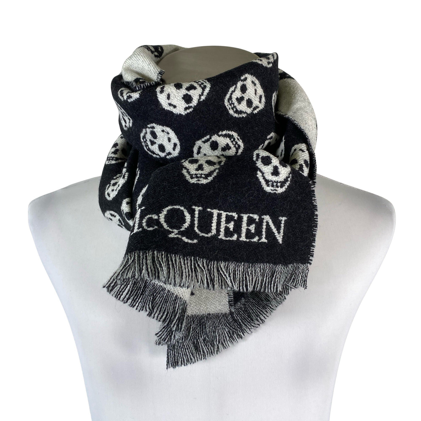 Unisex Alexander McQueen - Kaulaliina, koko Maxi - Musta (2)