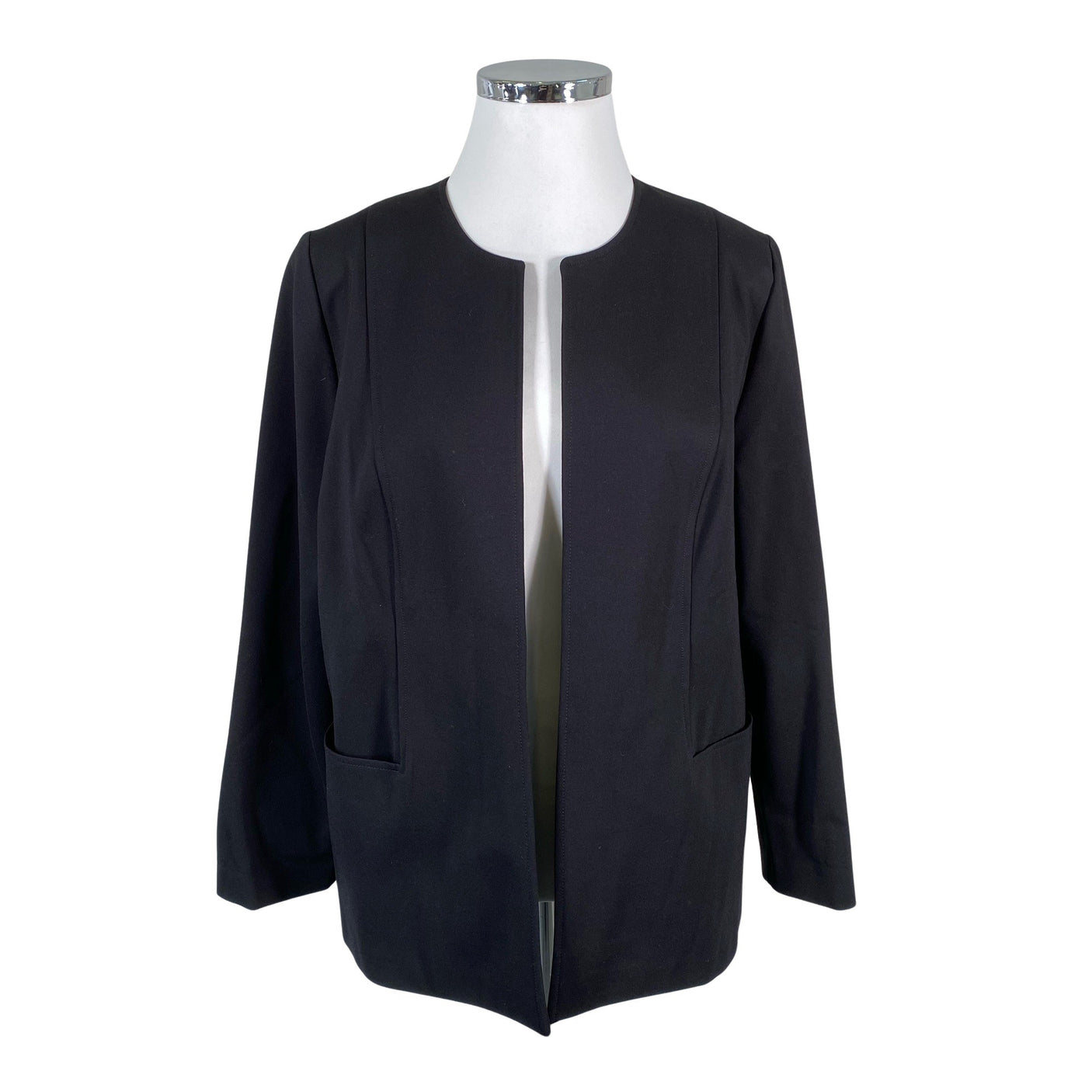 Naisten Modelia - Collegejakku, koko 48 - Musta (1)