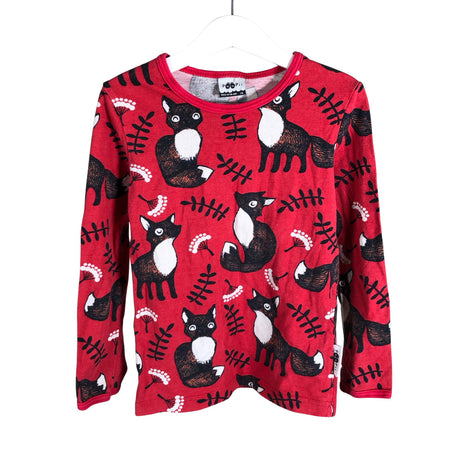Unisex PaaPii - Trikoopaita, koko 110 - 116 - Punainen ()
