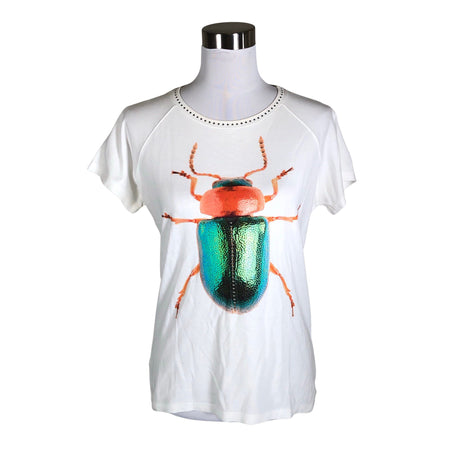 Naisten Marc Cain - T-paita, koko 38 - Valkoinen ()