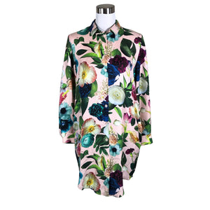 Naisten Uhana Design - Sifonkimekko, koko 34 - Vaaleanpunainen (1)