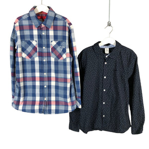 Unisex Lindex - Kauluspaita, koko 146 - 152 - Sininen (1)