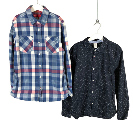 Unisex Lindex - Kauluspaita, koko 146 - 152 - Sininen ()