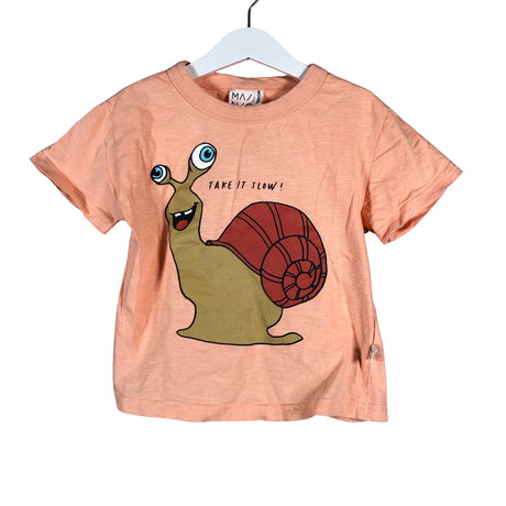 Unisex Mainio - T-paita, koko 98 - 104 - Oranssi ()