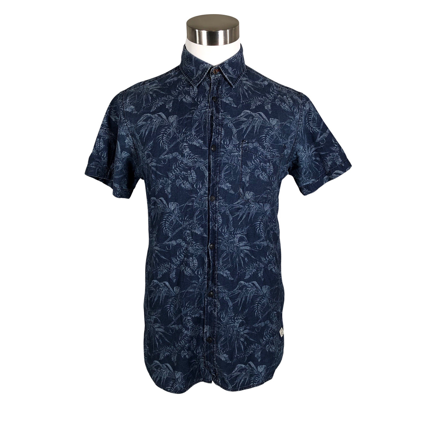 Miesten Jack & Jones - Kauluspaita, koko L - Sininen (1)