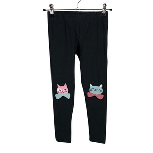 Tyttöjen Lindex - Leggingsit, koko 122 - 128 - Musta (1)