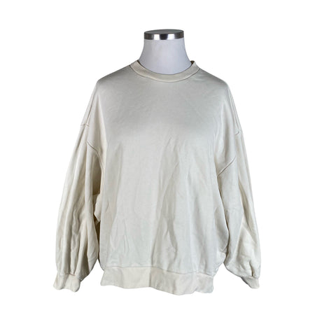 Naisten Adidas - Collegepaita, koko 48 - Luonnonvalkoinen ()