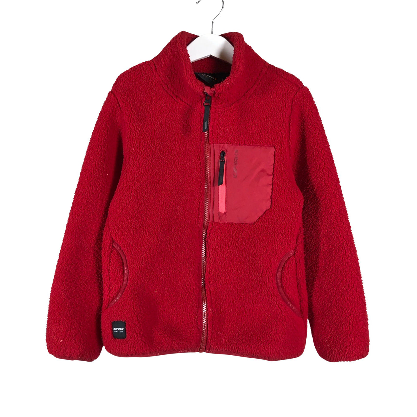 Unisex Icepeak - Fleecetakki, koko 122 - 128 - Punainen (1)