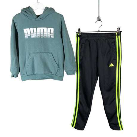 Unisex Adidas - Huppari, koko 122 - 128 - Harmaa ()