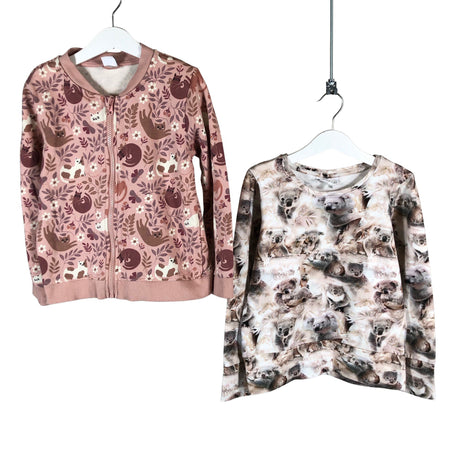 Tyttöjen Gugguu - Collegepaita, koko 122 - 128 - Vaaleanpunainen ()