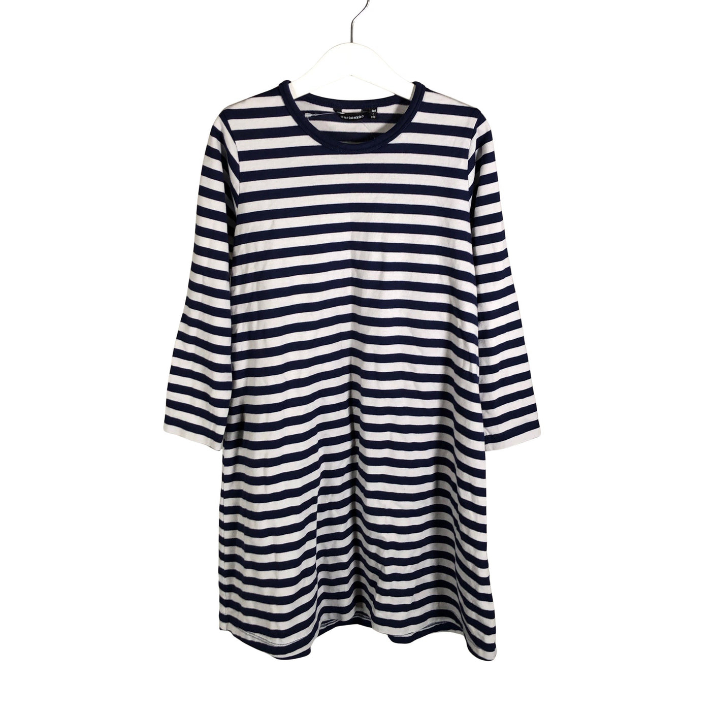Tyttöjen Marimekko - Trikoomekko, koko 116 - 122 - Sininen (1)
