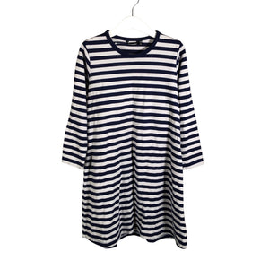 Tyttöjen Marimekko - Trikoomekko, koko 116 - 122 - Sininen (1)